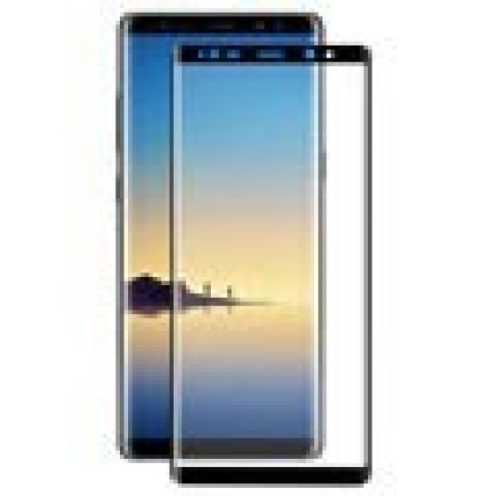 SCREEN GLASS PRTECTOR FULL GLUE TEMPERED SAMSUNG GALAXY NOTE 9 BLACK